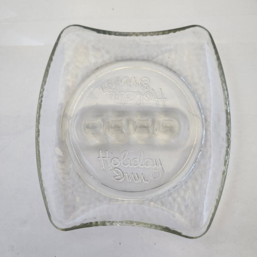 Vintage MCM Holiday Inn glass ashtray